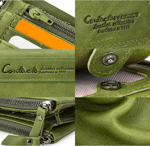 Cartera Antonella en Cuero Genuino