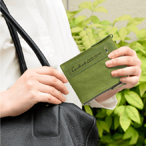 Cartera Antonella en Cuero Genuino