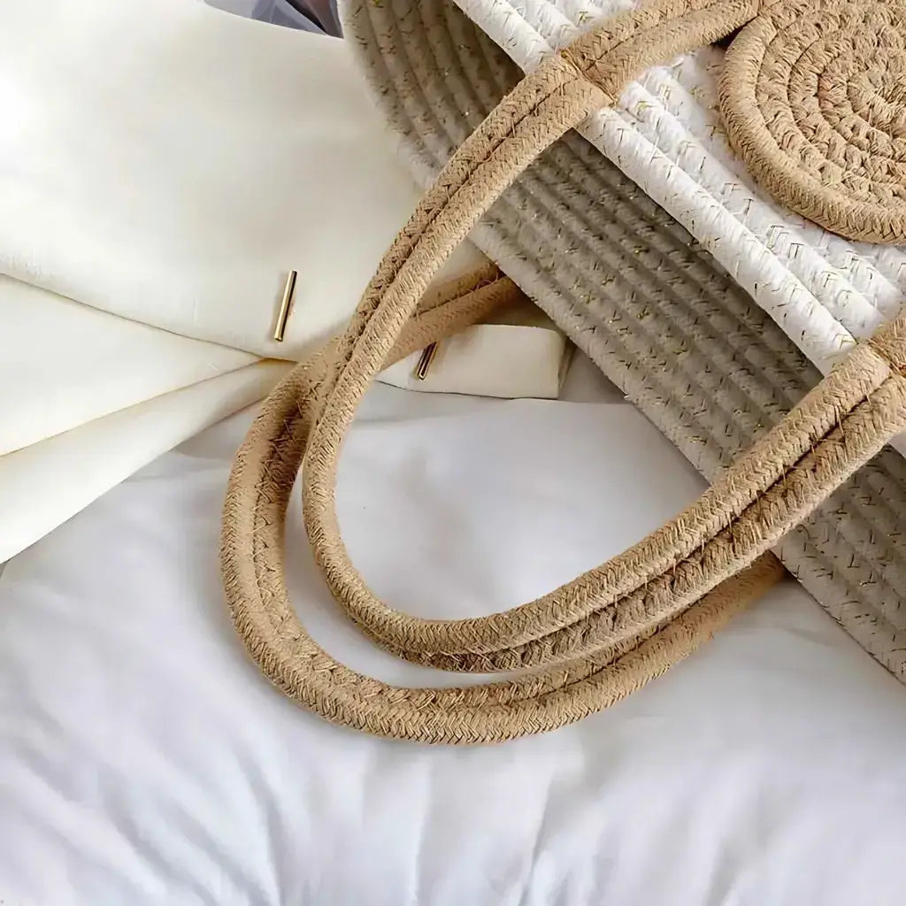 Bolsa Lolla Off White y Beige