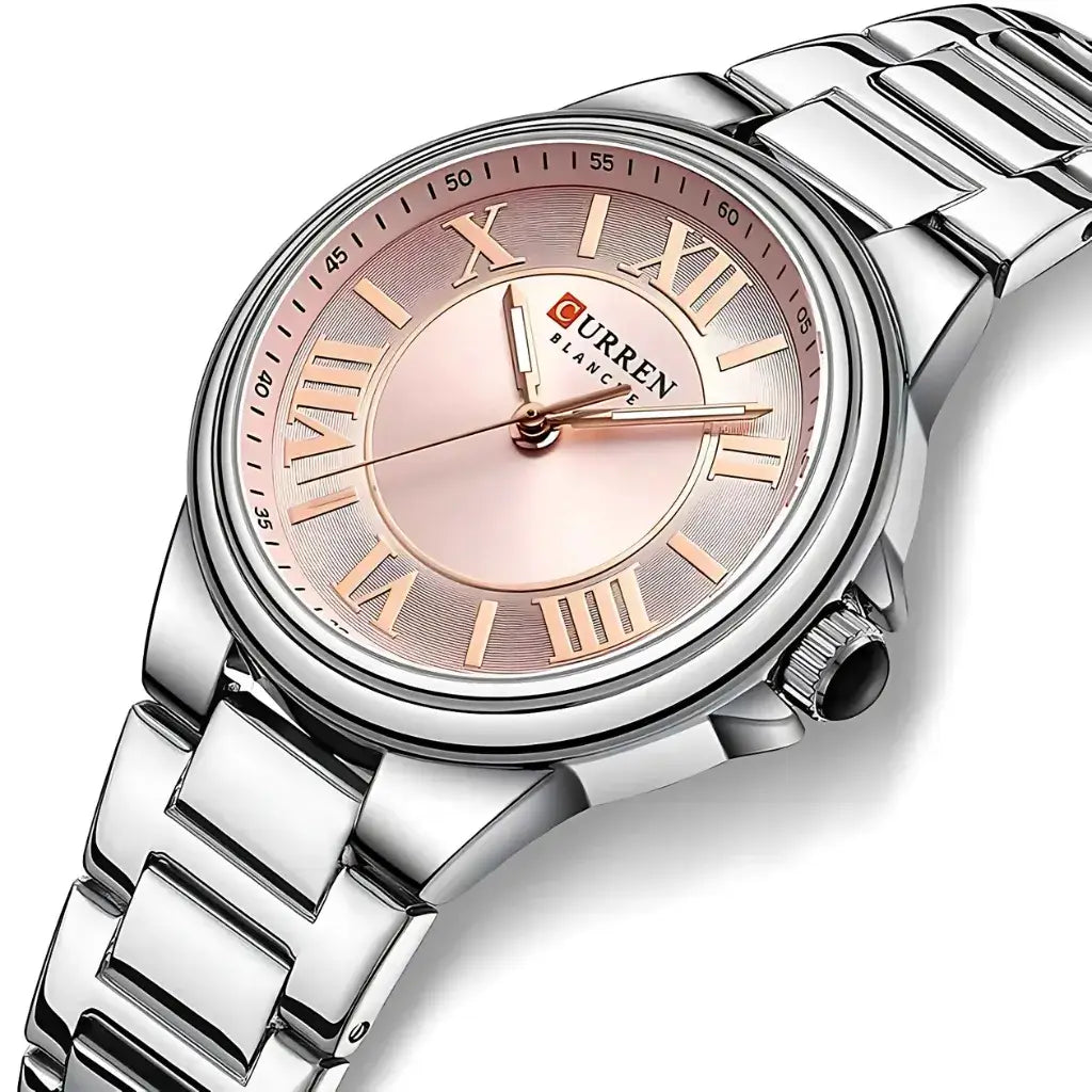 Reloj Grace Plato con Rosé