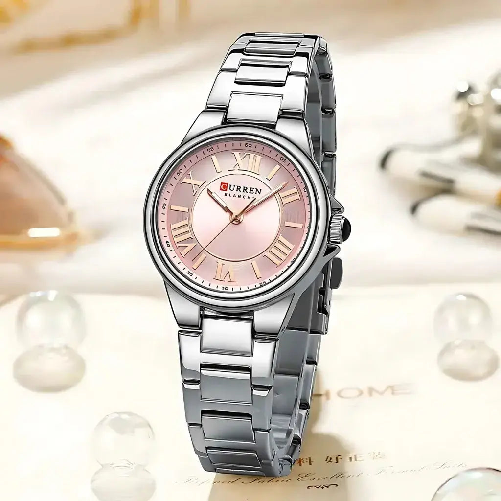 Reloj Grace Plato con Rosé