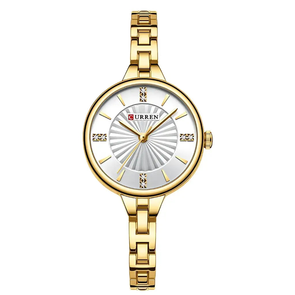 Reloj Royale Dorado con Blanco