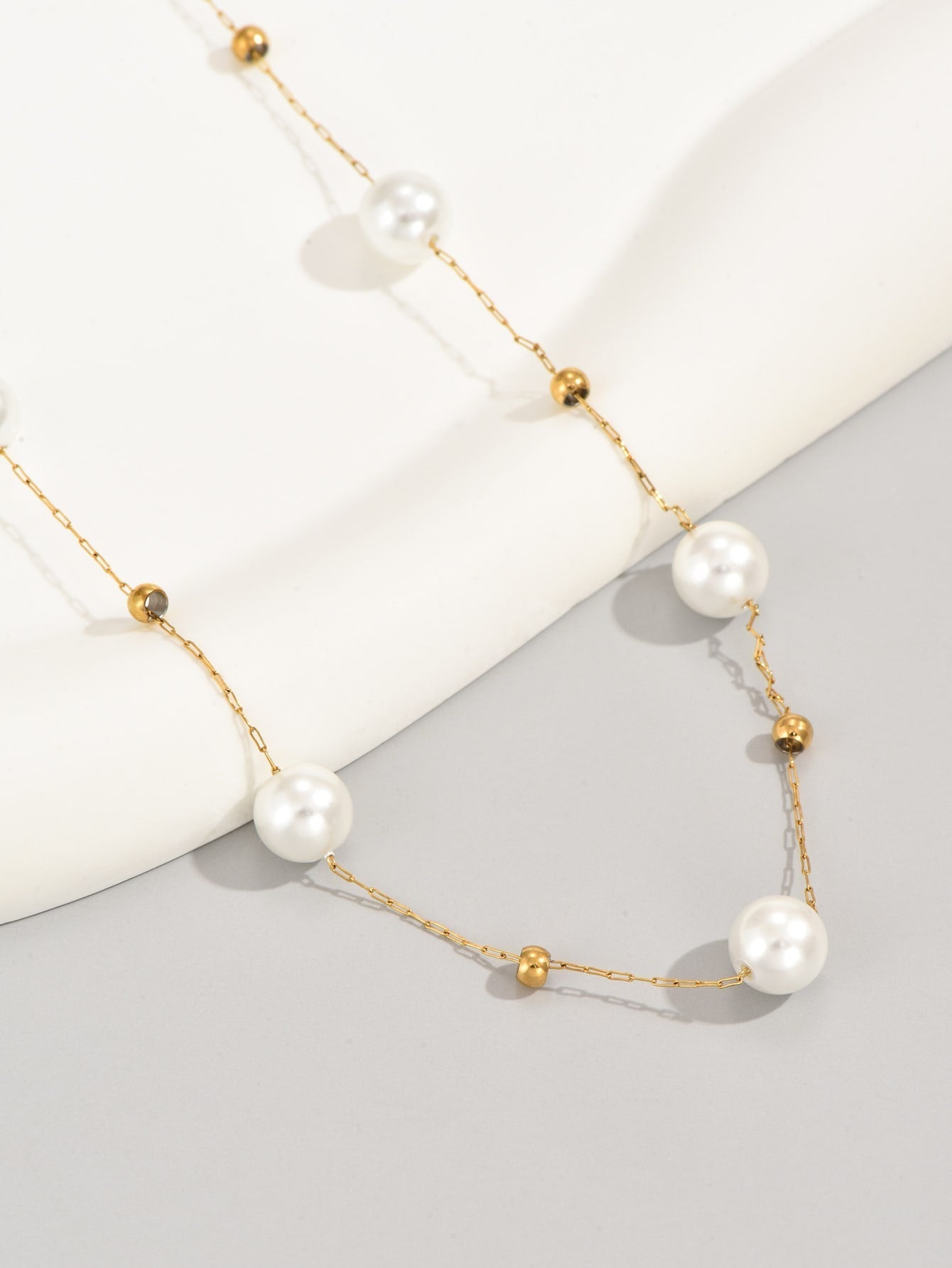Collar Perla Intercalada