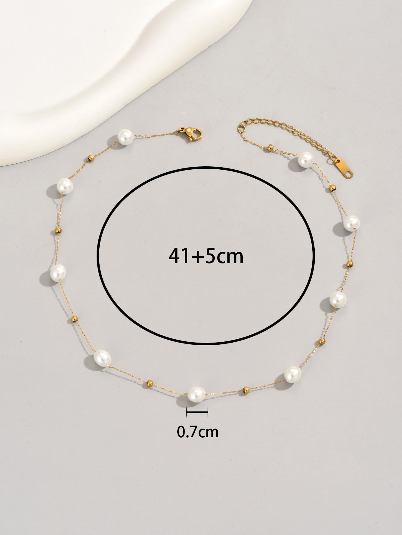 Collar Perla Intercalada