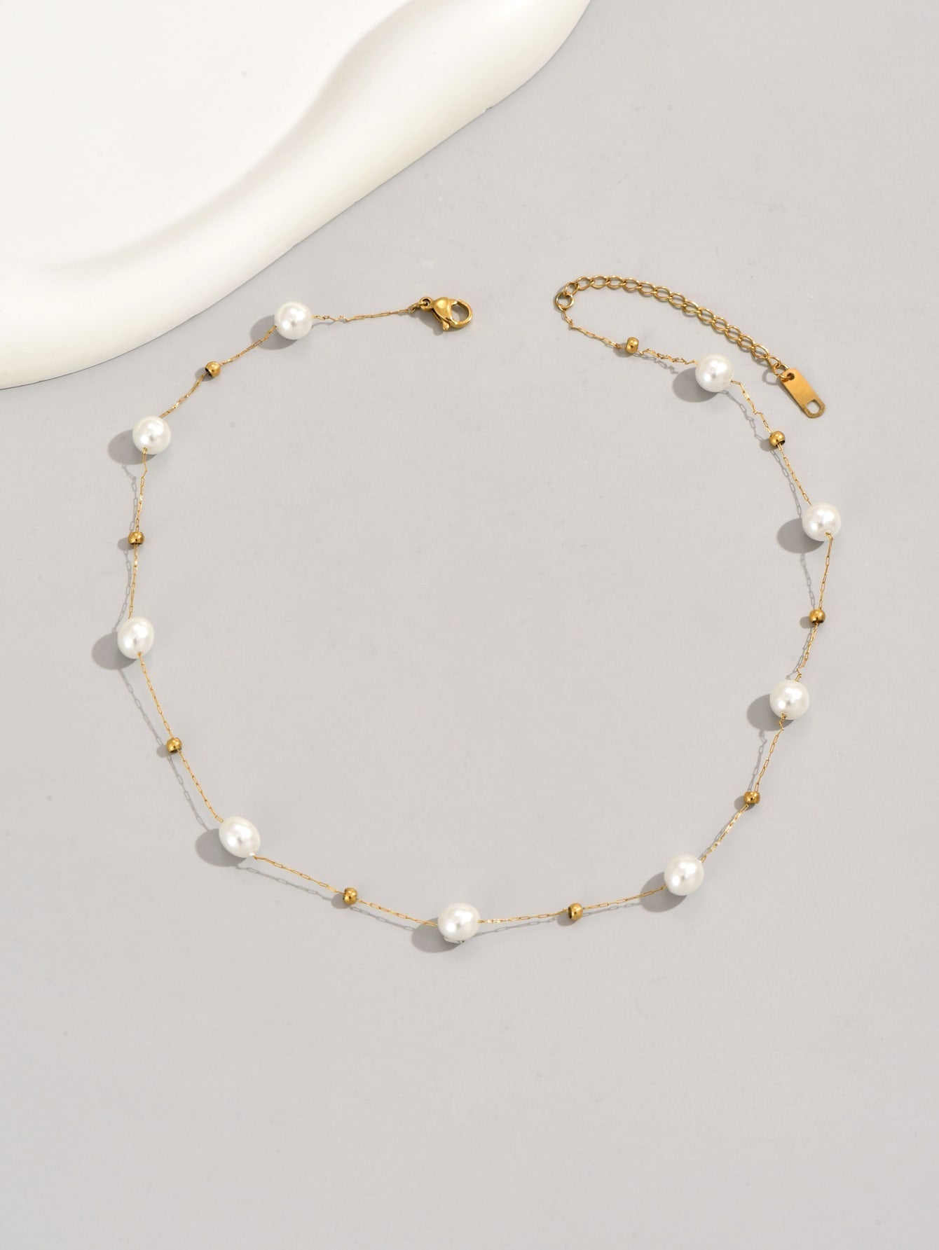 Collar Perla Intercalada