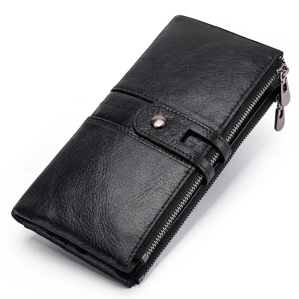 Cartera Longy en Cuero Genuino