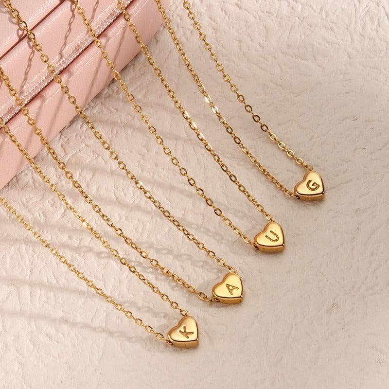 Collar Inicial Corazón