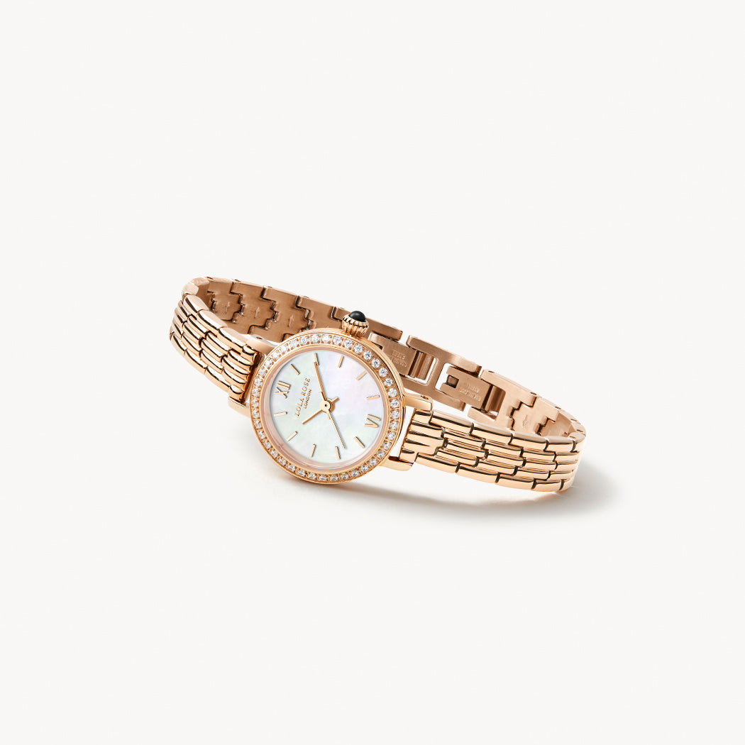 Reloj Madrepérola Rosé con Circonita
