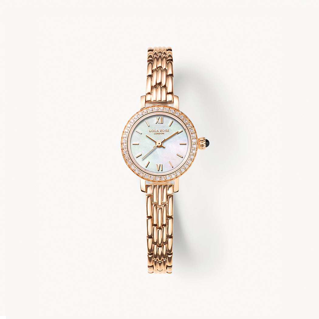 Reloj Madrepérola Rosé con Circonita