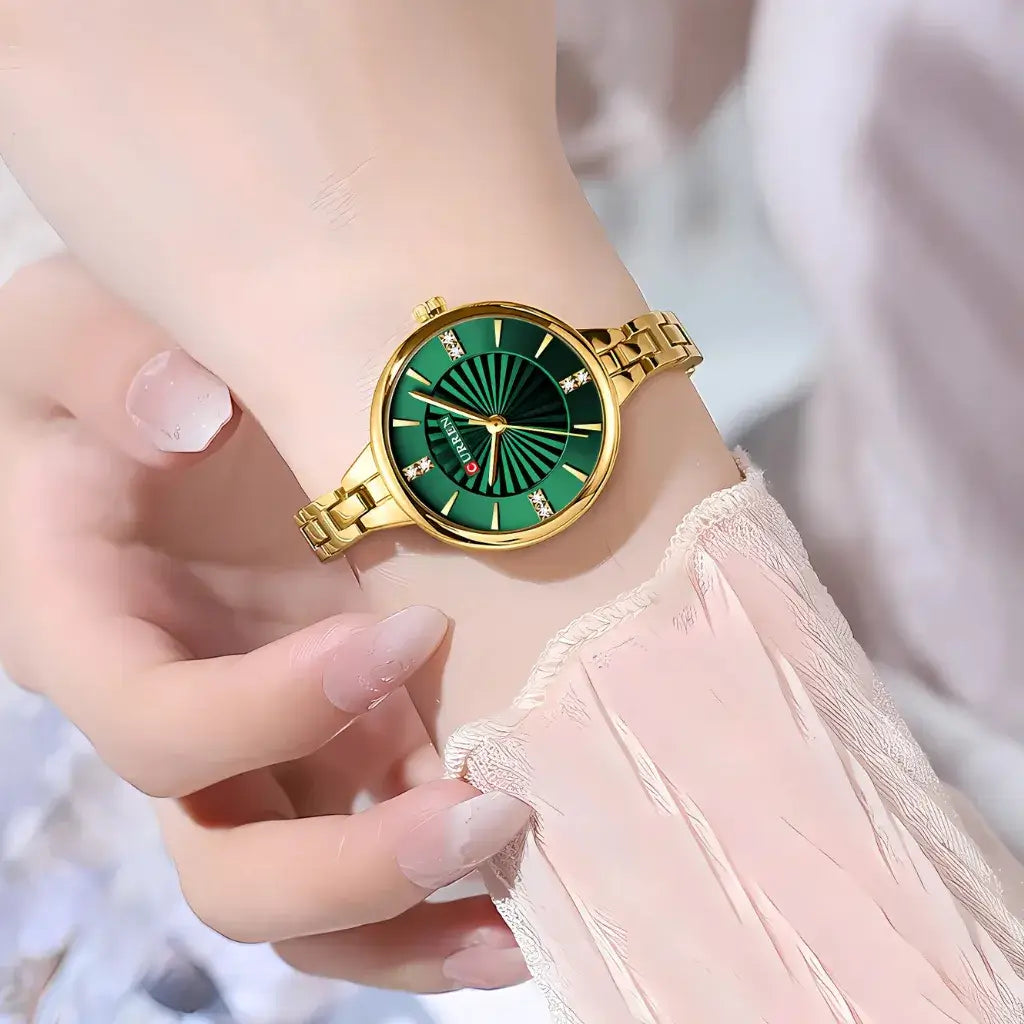 Reloj Royale Dorado Verdosillo