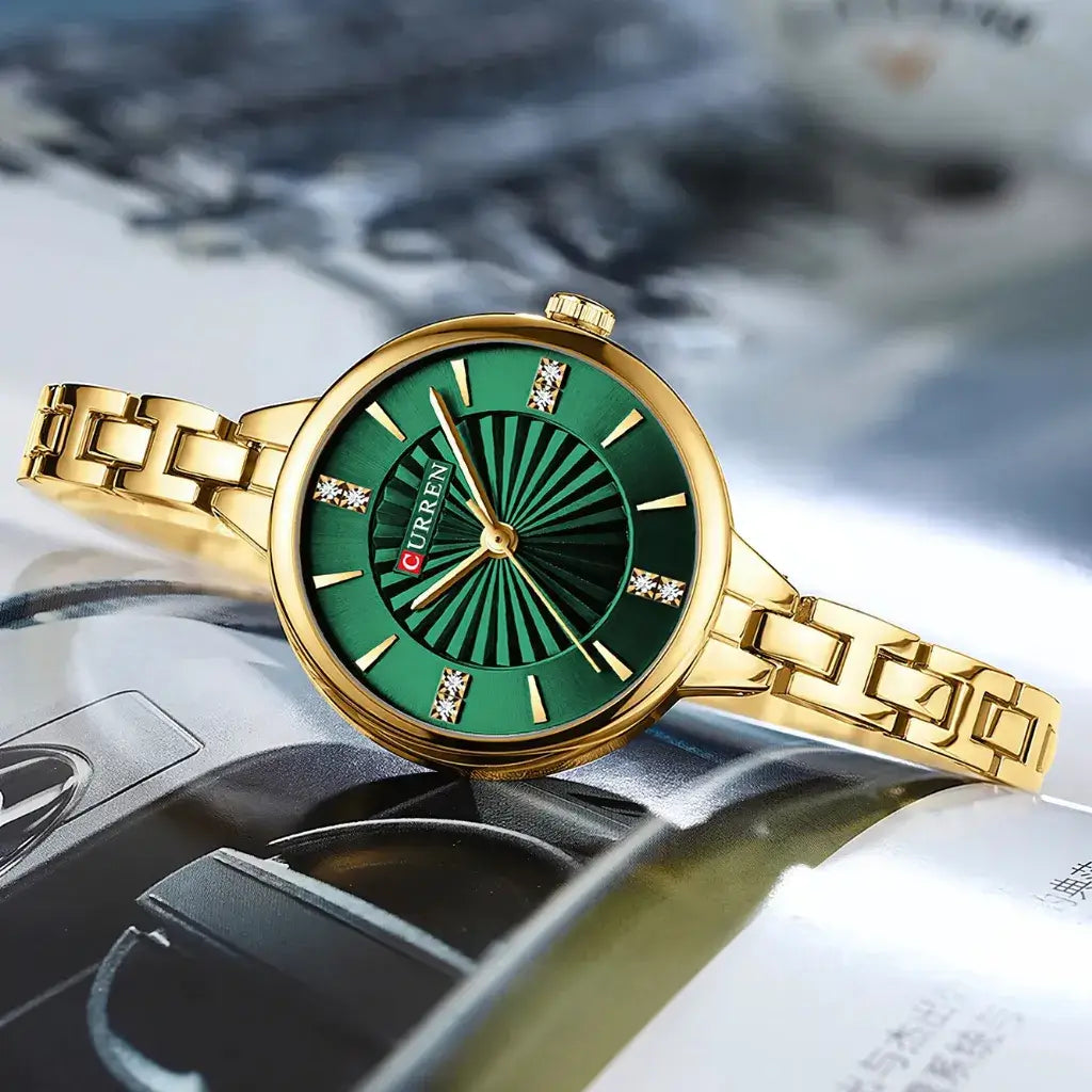 Reloj Royale Dorado Verdosillo