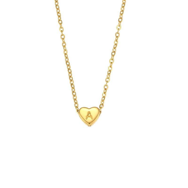 Collar Inicial Corazón
