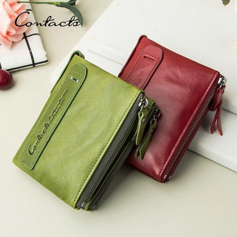 Cartera Antonella en Cuero Genuino