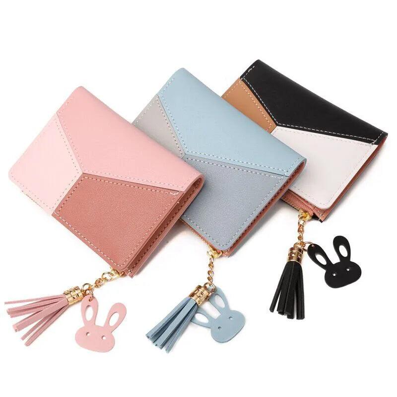 Cartera Compacta Abstract Lilly en Piel