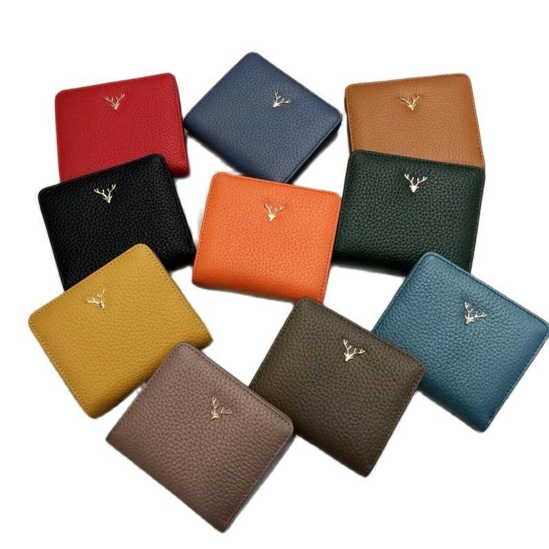 Cartera Compacta Roseli en Cuero Auténtico