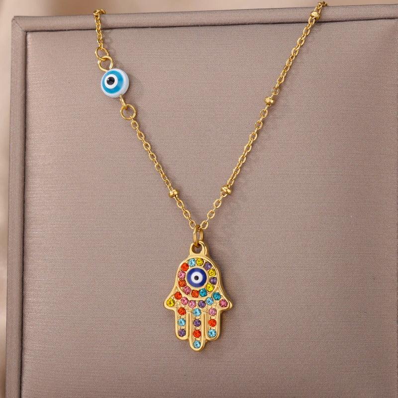 Collar Ojo Grego Mal de Ojo