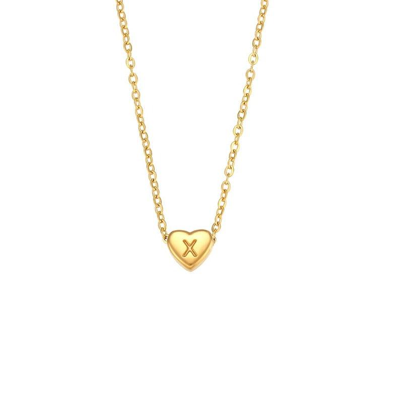 Collar Inicial Corazón