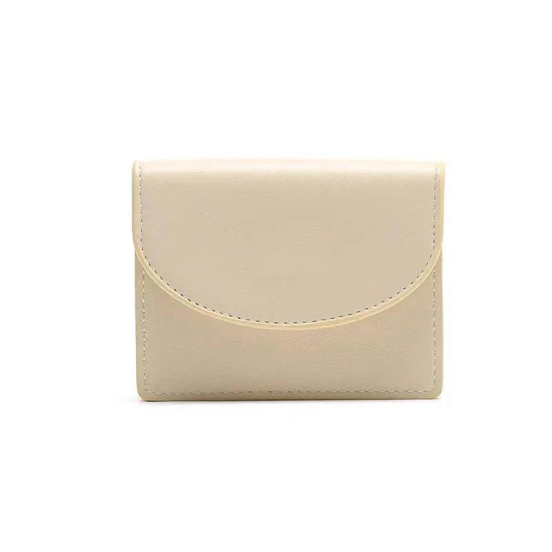 Cartera Compacta de Cuero Auténtico