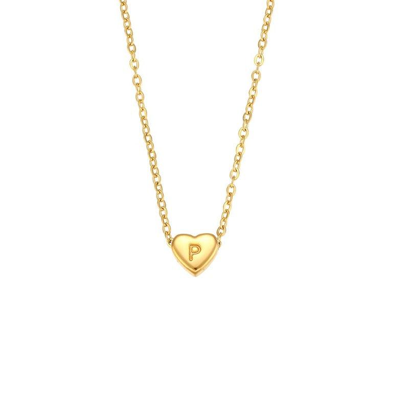 Collar Inicial Corazón