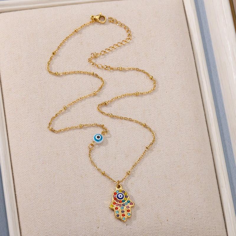 Collar Ojo Grego Mal de Ojo