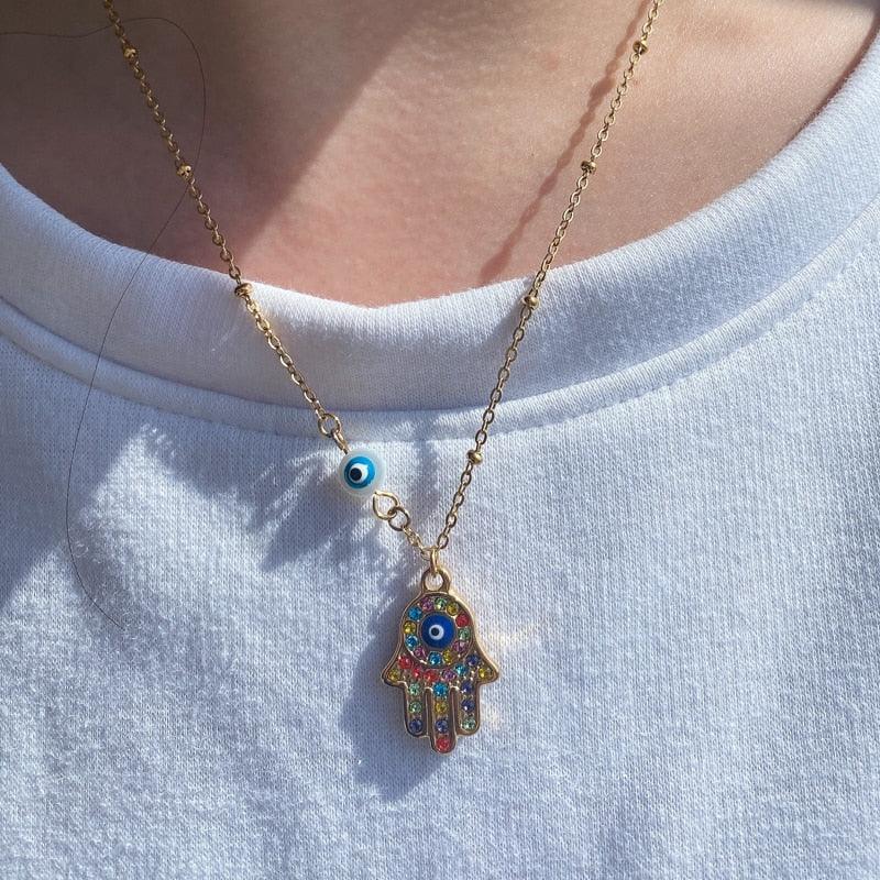 Collar Ojo Grego Mal de Ojo