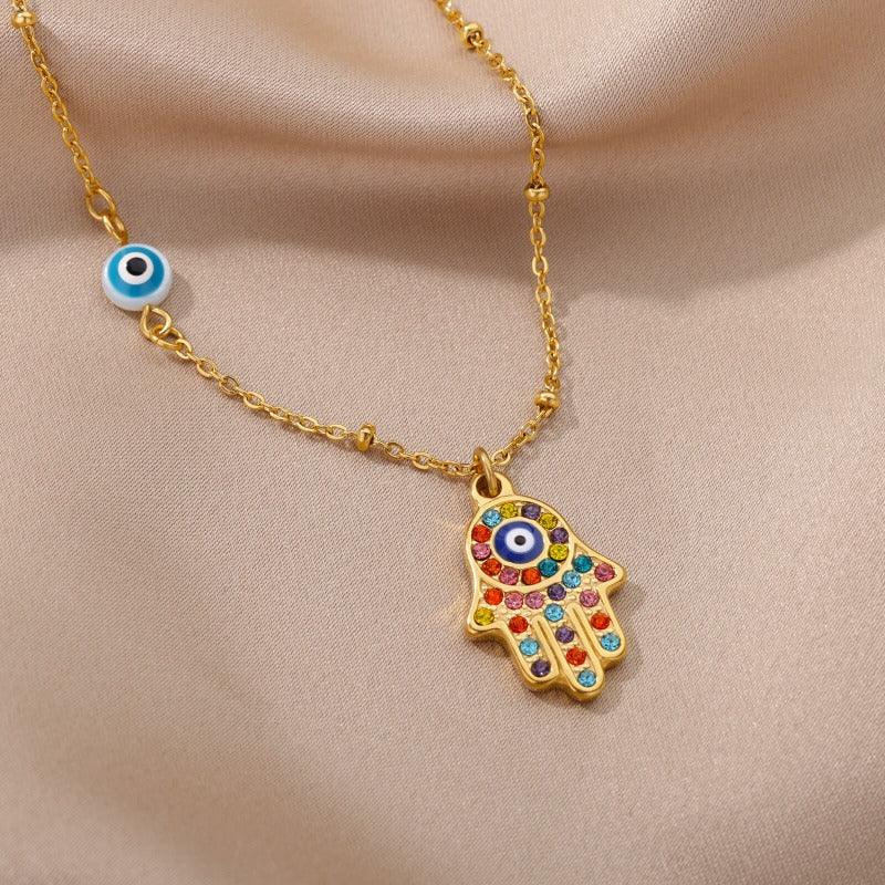 Collar Ojo Grego Mal de Ojo