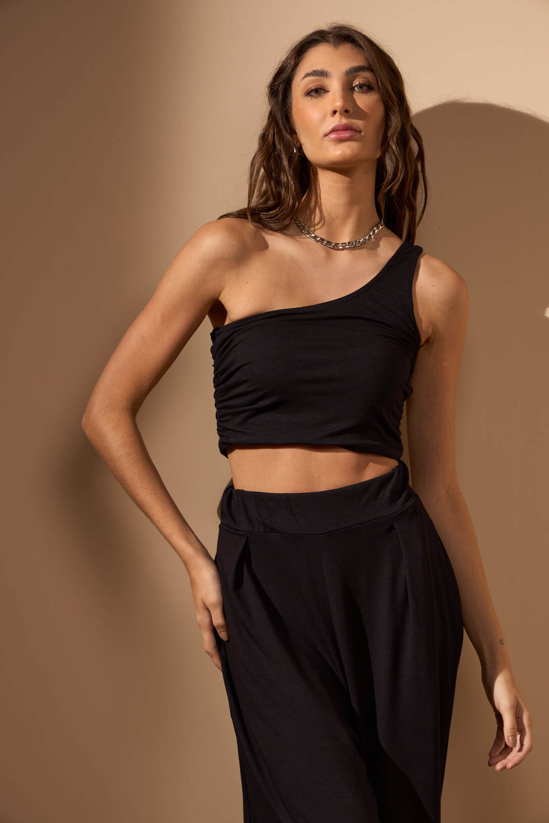Cropped Crono Negro