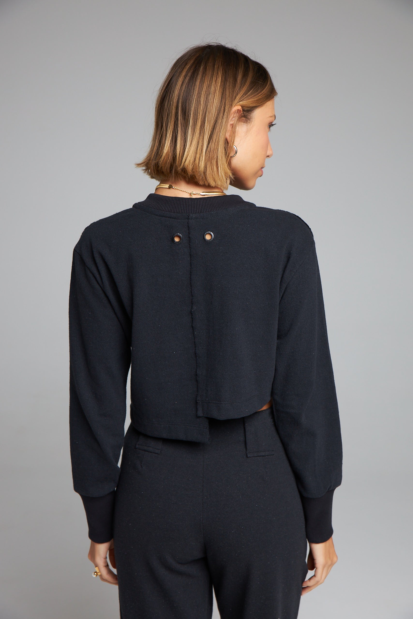 Cropped Ecos Negro