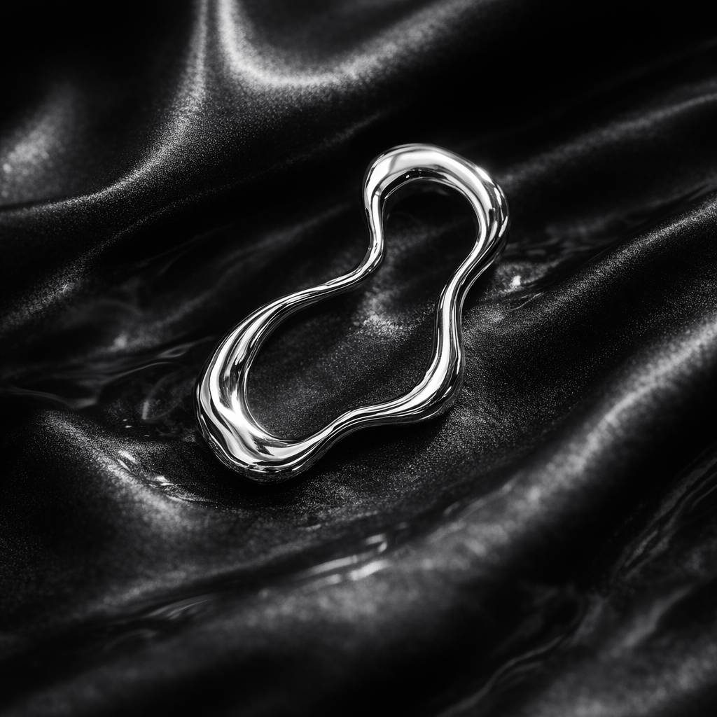 Pendientes Fluid Gold: Diseño Abstracto Gold