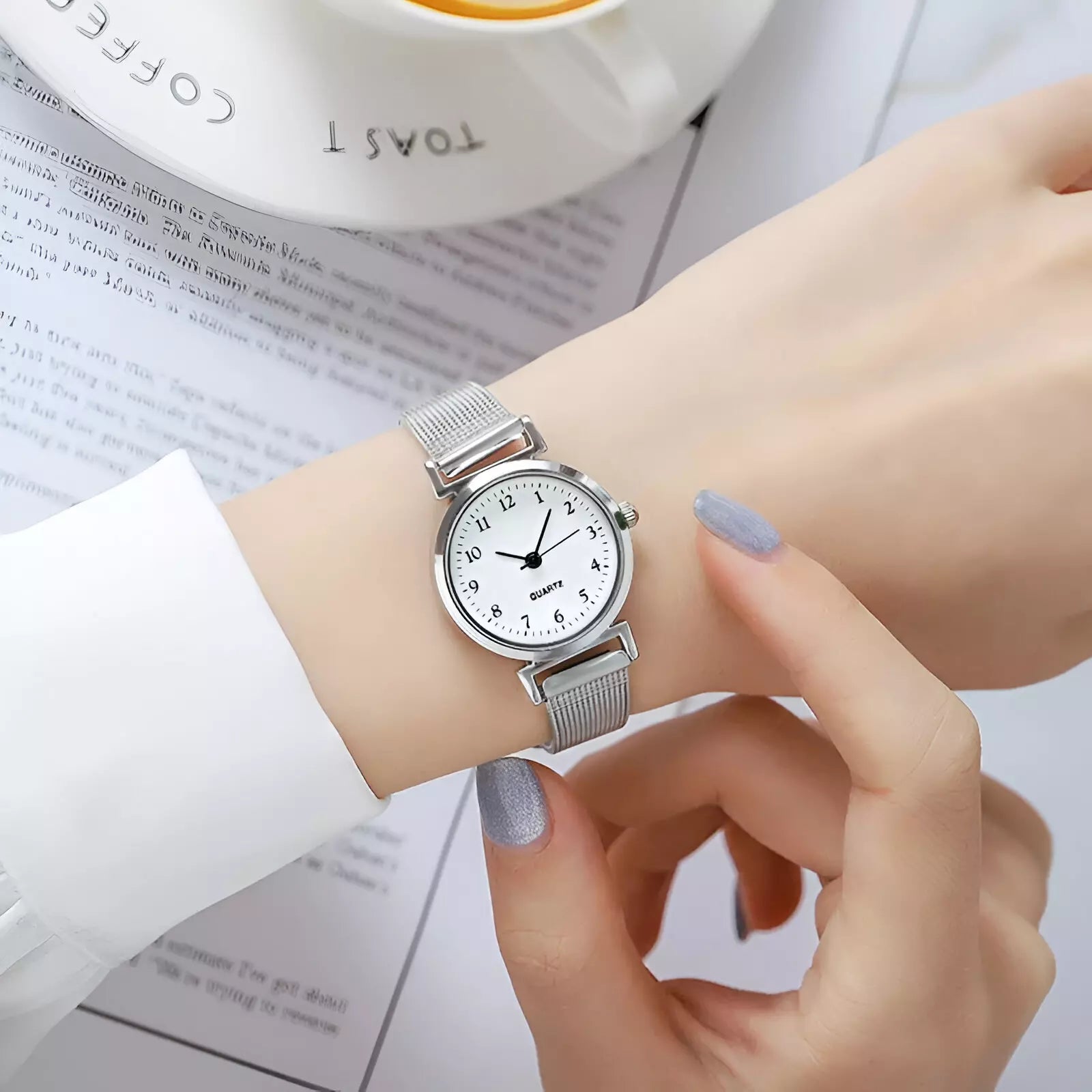 Reloj Plata Minimal