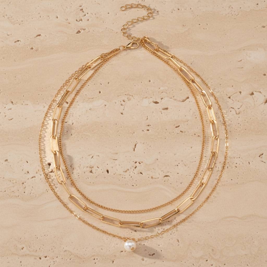 Gargantilla Triple Estelar | Edición Eslabón Royal