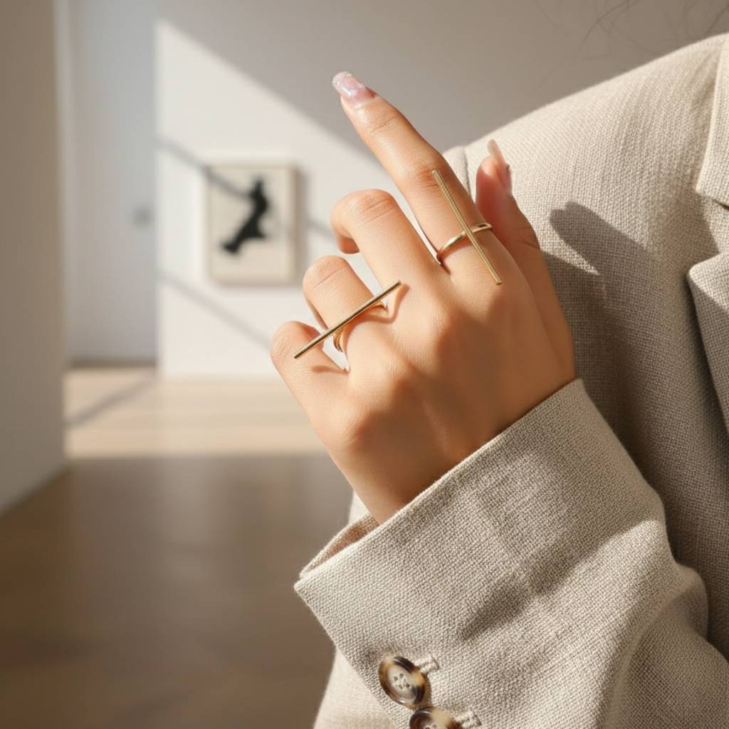 Set Kandinsky | Anillos Geométricos de Diseño