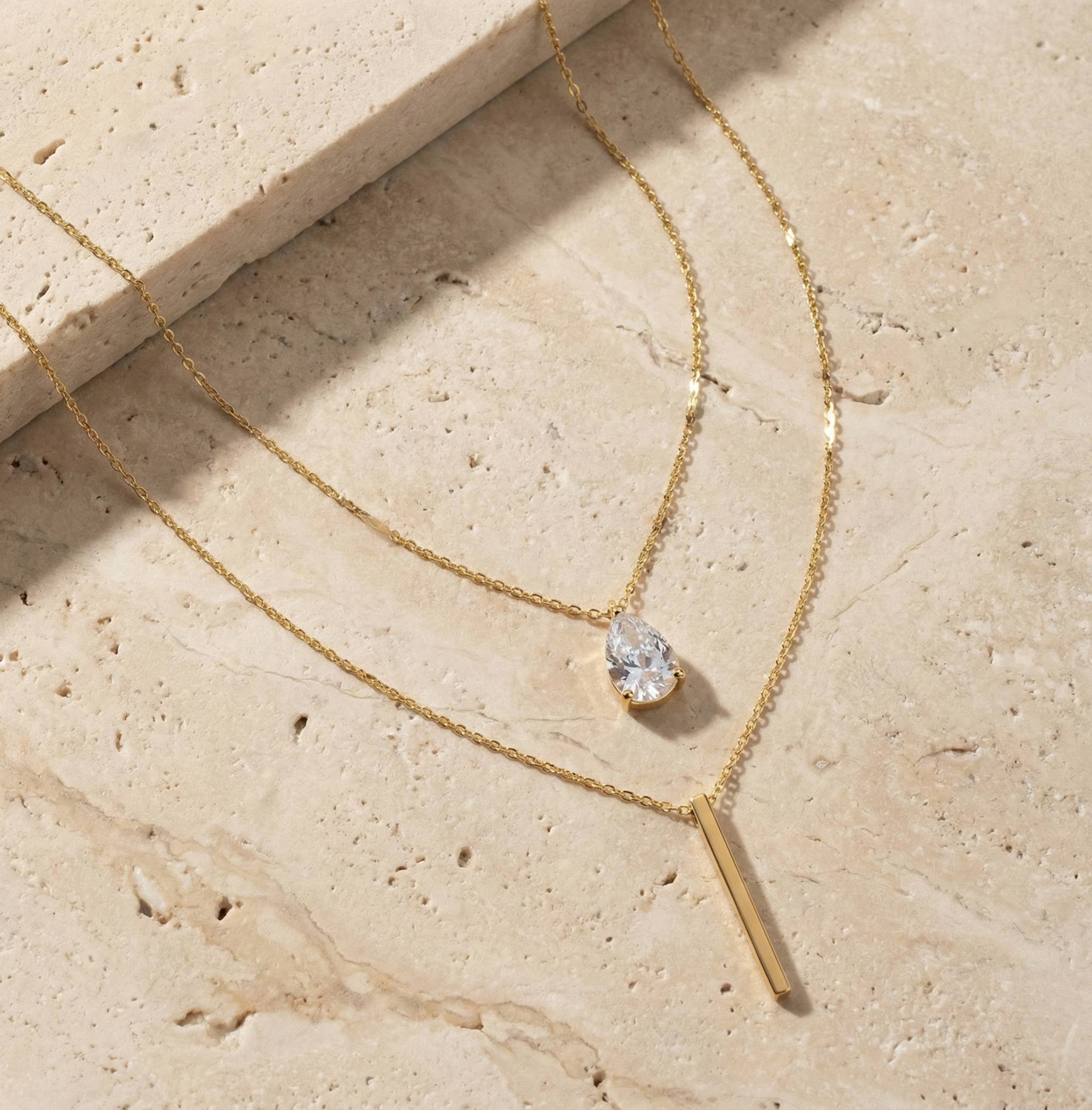 Collar Resiliencia Layered | Edición Silver Vertical